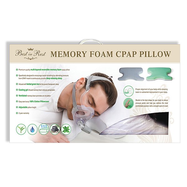 Best in Rest - Memory Foam CPAP Kussen