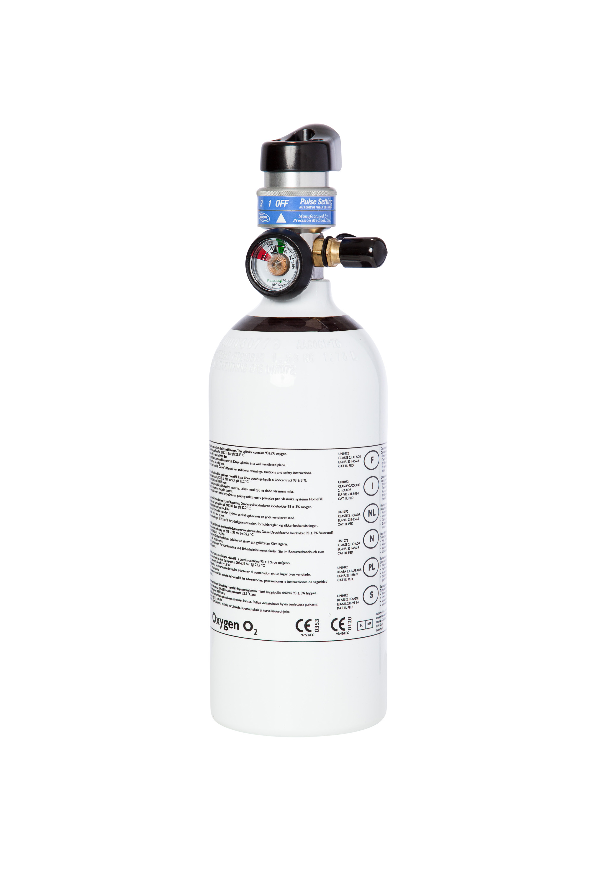 Zuurstofcilinder 1,7 Liter